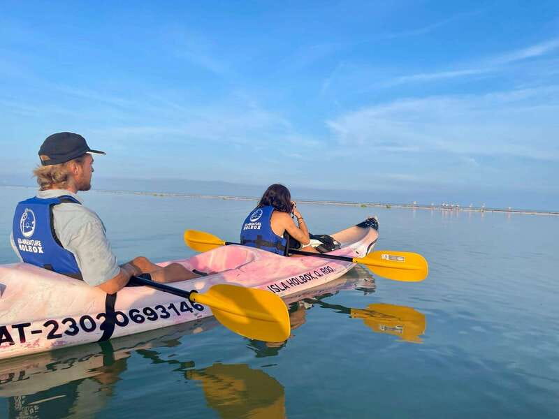 Holbox: Sunrise & Mangrove Kayak Tour - The paddle back and the real effort involved