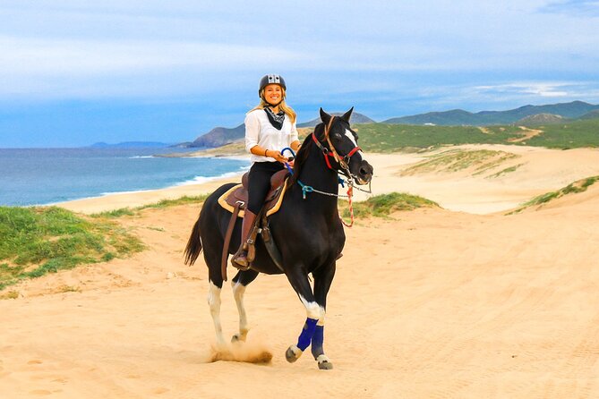 Horseback Riding Beach and Desert in Cabo - Through the desert mountains
