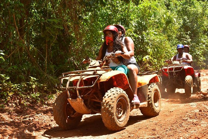 Horseback Riding plus ATV, Cenote, Ziplines, and Lunch - Four ziplines through the tropical forest