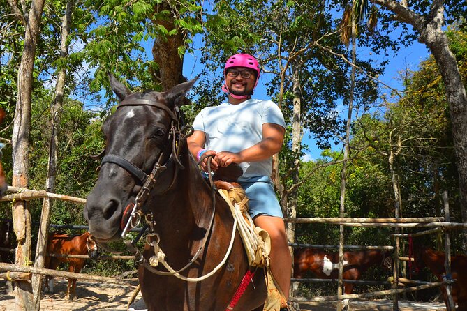 Horseback riding with ATV, zip lines and cenote, lunch and transfer - The Mayan cenote is the day’s natural highlight