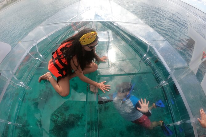Invisible Boat Snorkeling Tour - Seeing Cozumel through the clear hull