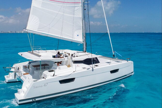 Isla Mujeres Cruise with Beach Club, Snorkel, Lunch and Open Bar - Playa Norte and the clearest water of the day