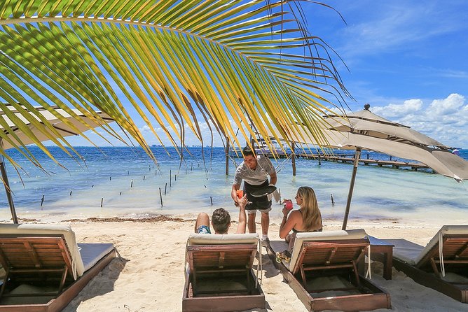 Isla Mujeres luxury catamaran with premium open bar and lunch - Snorkeling can be beautiful, brief, or canceled
