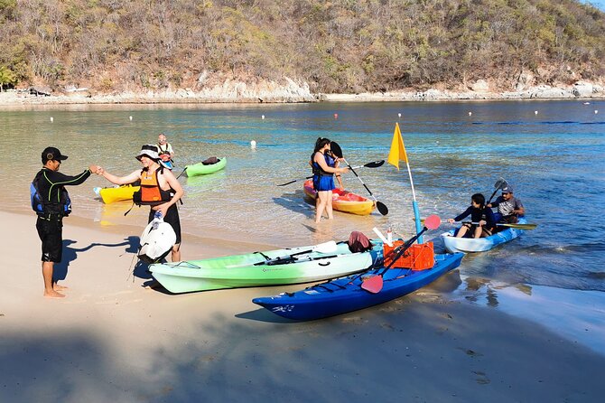 Kayak Huatulco Sunrise - Pickup before dawn and a quick safety briefing
