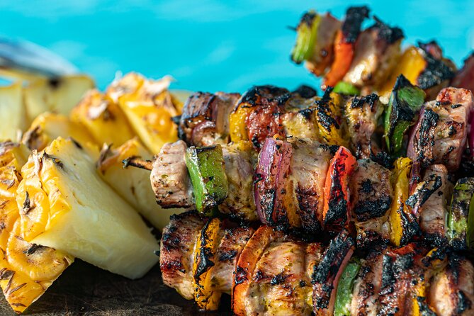 Laguna Grill - Private Boat with on-board BBQ and Drinks Included - Barbecue, guacamole, and cold drinks