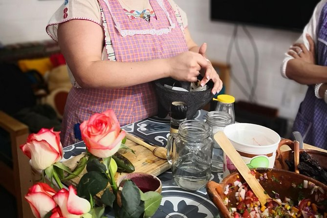 Learn to Cook Mexican Salsas - Starting at San Gabriel Arcángel Church in Tacuba