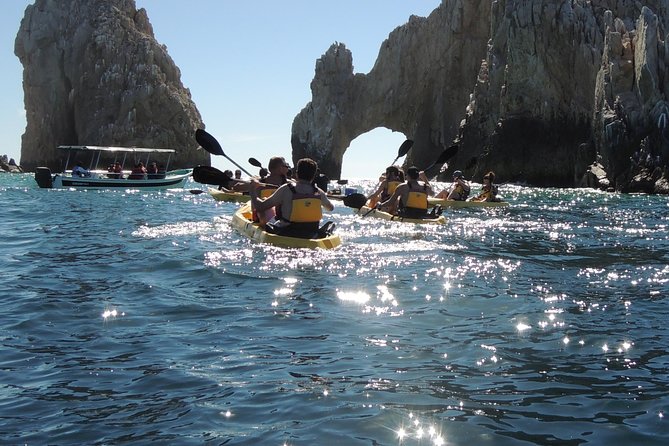 Los Cabos Arch and Playa del Amor Tour by Glass Bottom Kayak - Reaching the Arch and the two famous beaches