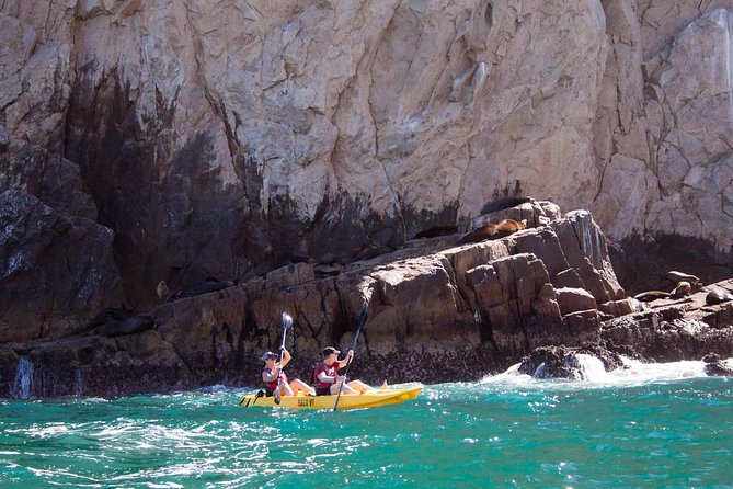 Los Cabos Arch and Playa del Amor Tour by Glass Bottom Kayak - Pickup, meeting points, and the beach setup