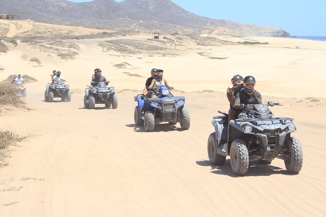 Los Cabos Beach & Desert Tour in Automatic ATV + Tequila Tasting - Across the desert, dried river beds, and mountain trails