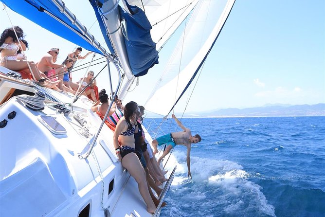 Los Cabos Luxury Sailing, Snorkel and Lunch Cruise - Leaving the marina with El Arco ahead
