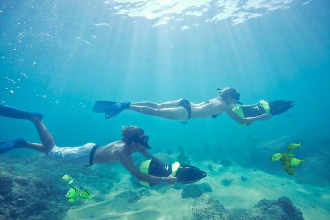 Los Cabos Power snorkel Adventure, Kayaking and Stand-Up Paddle - Sea scooters, kayaks, and paddleboards