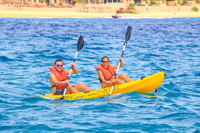 Los Cabos Power snorkel Adventure, Kayaking and Stand-Up Paddle - El Arco and the ride toward Chileno Bay