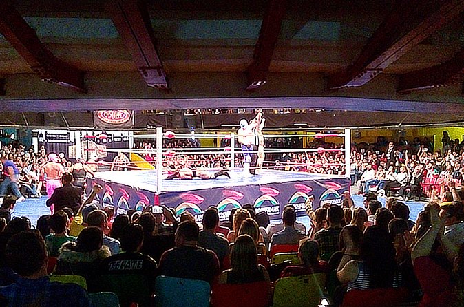 Lucha Libre wrestling show, tacos and beer with artist - Who will enjoy this most