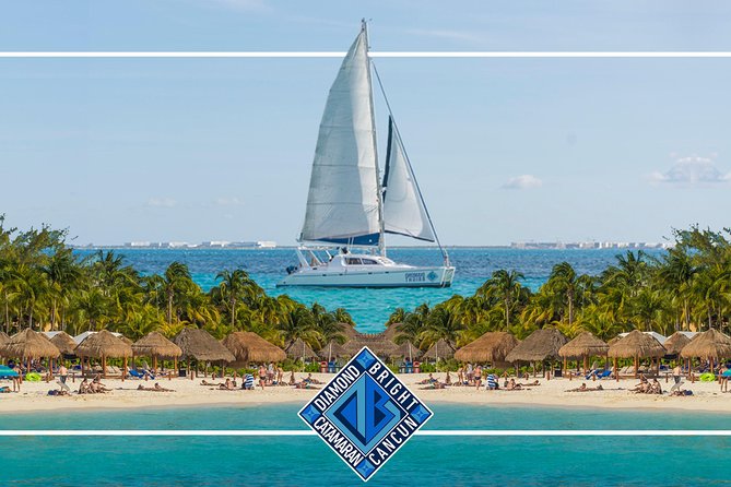 Luxury Catamaran tour to Isla Mujeres with transportation from Playa del Carmen - Snorkeling near the coral reef, if the water cooperates