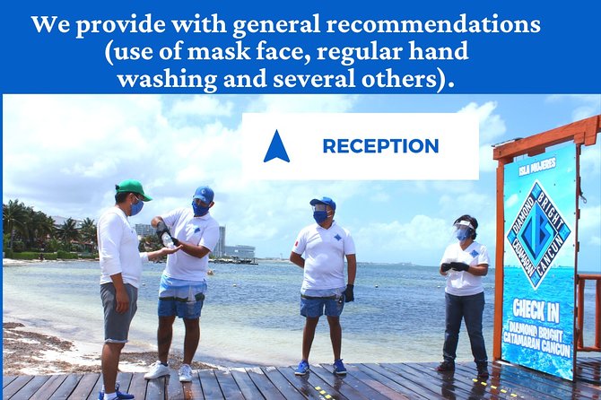 Luxury Catamaran tour to Isla Mujeres with transportation from Playa del Carmen - Playa Norte gives you the clearest beach break