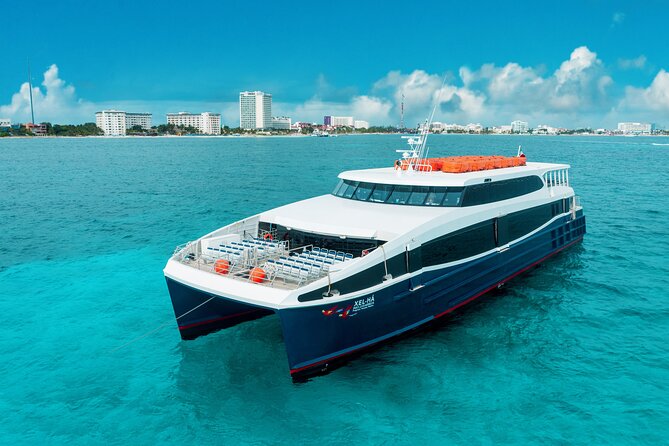 Luxury FERRY Xcaret: From Cancun to Isla Mujeres - A 30-minute crossing with two very different moods