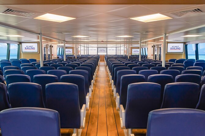 Luxury FERRY Xcaret: From Playa del Carmen to Cozumel - Choosing between indoor comfort and outdoor air