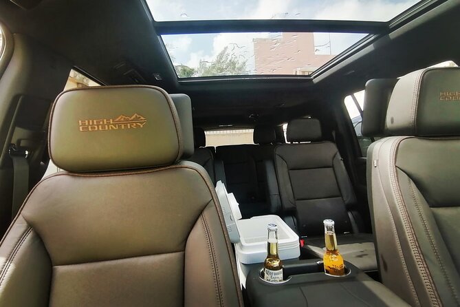 Luxury Suv from Cancun One Way International Airport - Inside the private air-conditioned SUV
