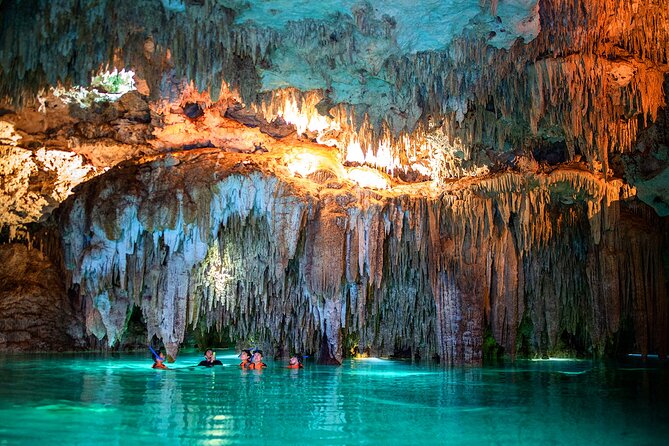 Magical Cenote and Paradise Lagoon Snorkeling Adventure - Pickup in an air-conditioned van