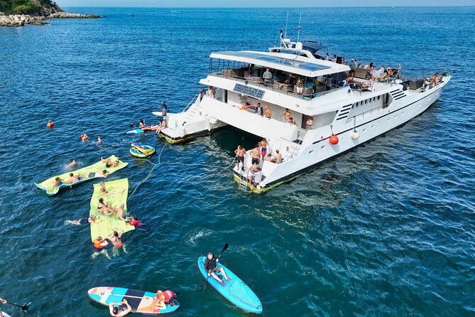 Mega Yacht ALL INCLUSIVE Yelapa Waterfall & Snorkeling Adventure - Food, drinks, music, and the boat atmosphere