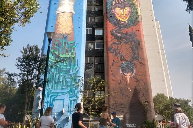 Mexico City; ART NACO : Murals & Street Art Bike Tour - Juárez and Cuauhtémoc, then the Alameda murals