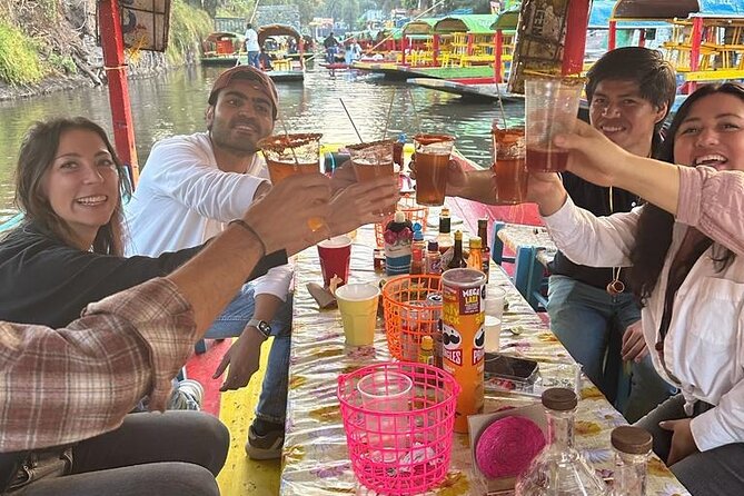Mexico City Boat Tour Food and Unlimited Drinks Priority Boarding - Boarding the trajinera and settling into the group