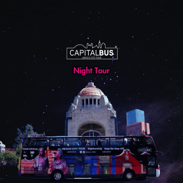 Mexico City: Double Decker Bus Night Tour - The Audio Guide and Spanish-Speaking Host