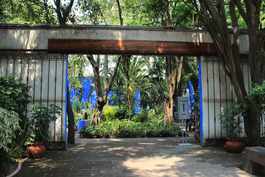 Mexico City: Frida Kahlo Museum Entry Ticket w/Digital Guide - The gardens and the atmosphere of La Casa Azul