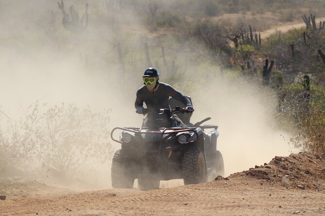 Migriño Beach & Dunes off-road Tour ATV - Dust, clothing, and the practical side of comfort