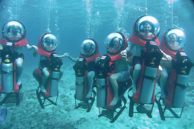 Mini-SUB Dive Tour from Cozumel - Following the Guide Across the Reef Area