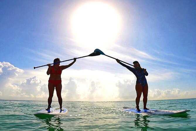 Morning Session - All Levels Paddleboard Group Caribbean Sea - Starting at Fusion Beach in central Playa del Carmen