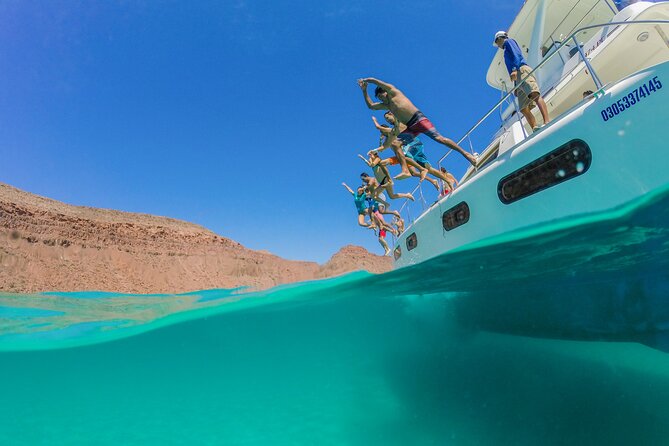 Multimillion Yacht Cabo Cruise Sunset or Snorkel Optional PICKUP! - The daytime snorkeling route to Santa Maria Bay
