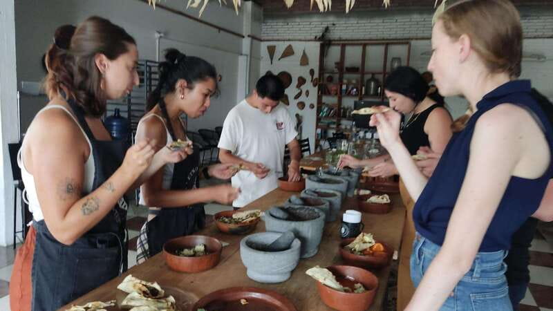 Oaxaca: Oaxacan Mole Workshop with a Traditional Cook - Sitting down to eat what you made