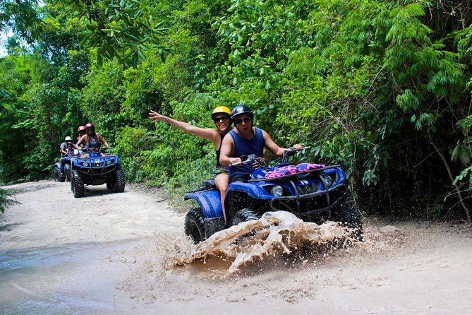 Off Road ATV Tour at the Akumal Monkey Rescued Animals Sanctuary - The cenote stop: short, cold, and refreshing