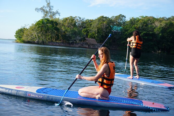 Paddle at Dawn with visit to Cenotes and Islands - The channel and the first swim stop