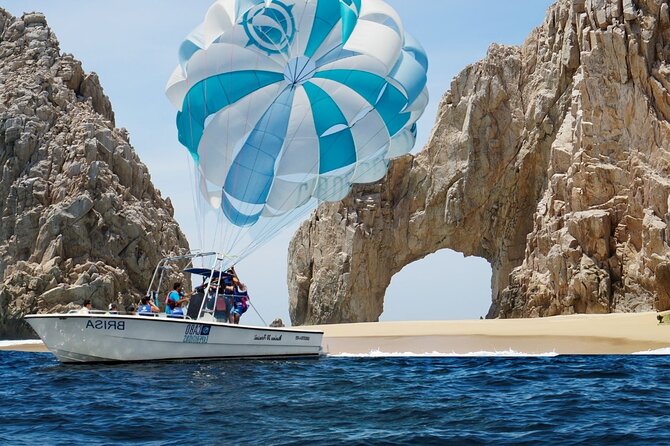 Parasailing Los Cabos Adventure - Meeting at CaboMarina Near Breathless Hotel