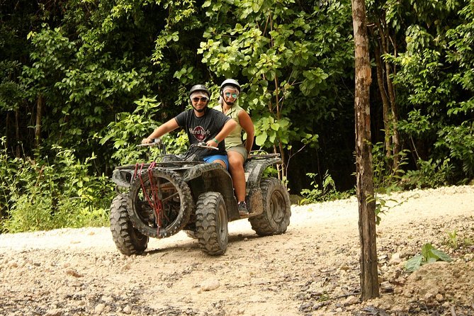 Playa del Carmen Adventure Tour: ATV and Crystal Caves - Cooling off in the cenote