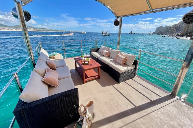 Private Catamaran Escape for 2–6 Guests: Celebrate Your Way - Leaving G Dock 2 and entering Cabo Bay