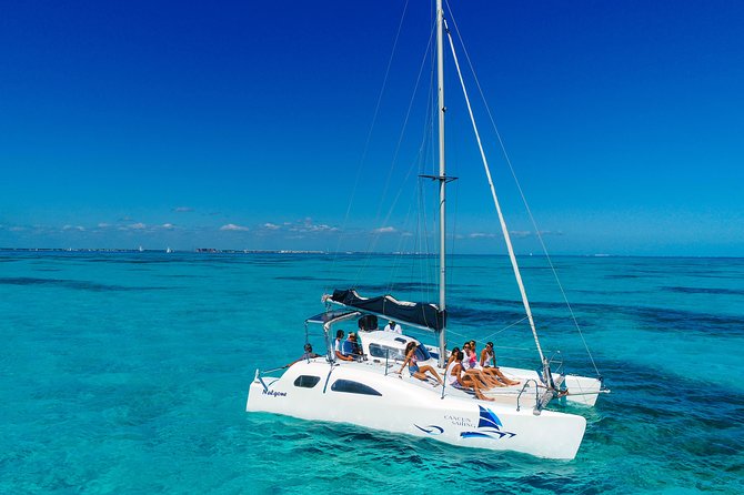 Private Catamaran from Cancun to Isla Mujeres for up to 13 People - Swimming near Playa Norte and visiting Isla Mujeres