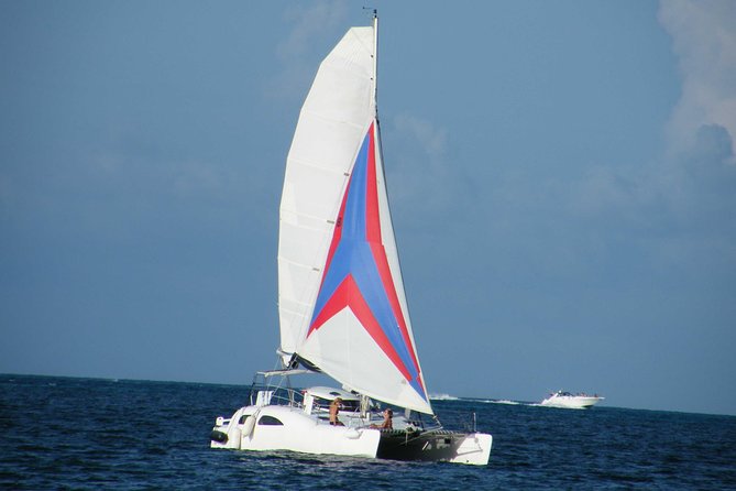 Private Catamaran from Cancun to Isla Mujeres for up to 13 People - Snorkeling the reef with a small group
