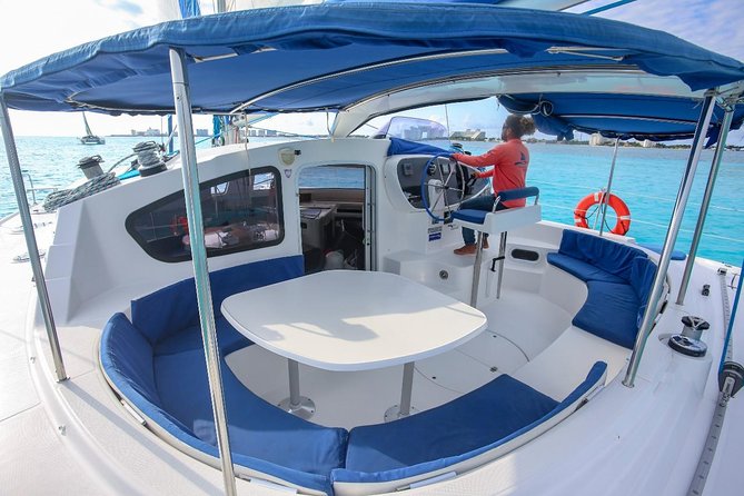 Private Catamaran from Cancun to Isla Mujeres | For up to 30 pp - The open bar, spinnaker, and time aboard