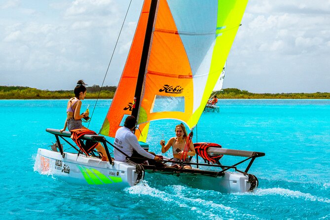 Private Eco-Tour on a Recreational Catamaran with Kayaks Included - A quiet ride on the recreational catamaran