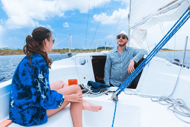 Private sailing tour of Bacalar Lagoon - Swimming at the Pirate Canal