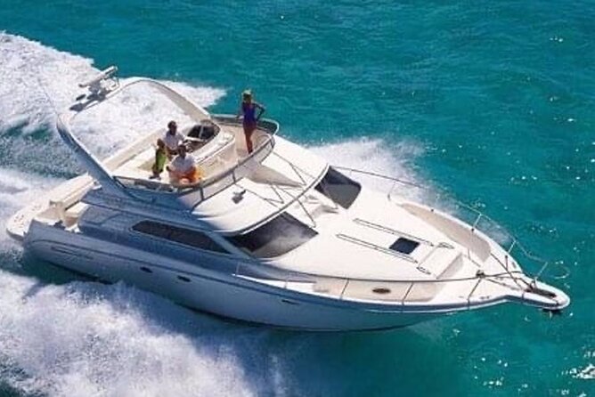 Private SeaRay 47ft Yacht Rental Cancun 23P6 - Isla Mujeres, snorkeling, and Playa Norte