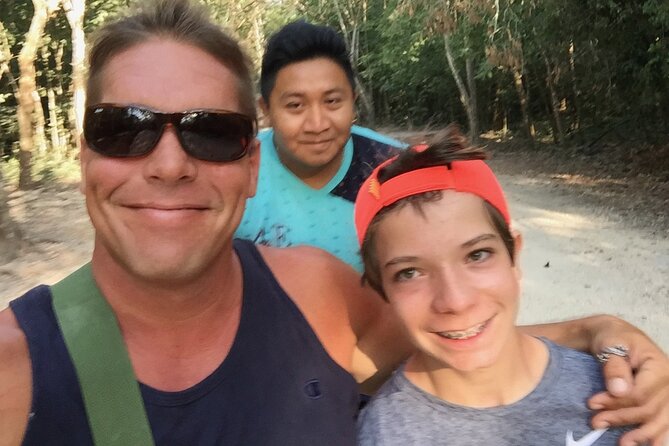 Private Tour: Coba Ruins by Bike, Tulum Ruins by Boat and Swim in a Cenote - Seeing Tulum from a boat