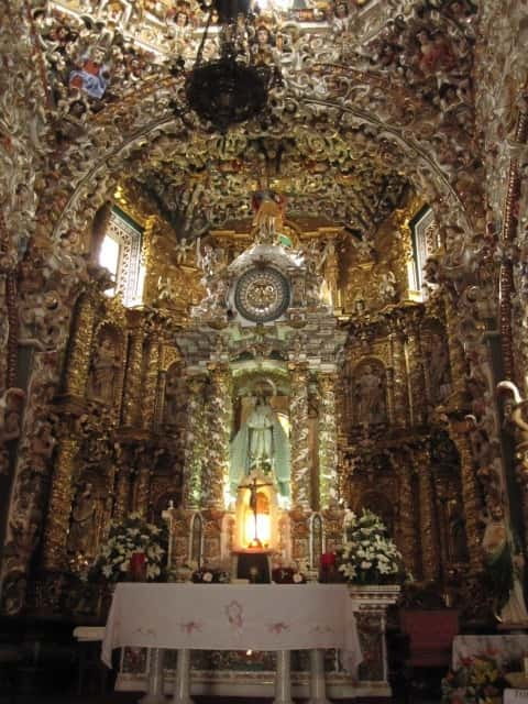Puebla: Cholula Magical Town Tour by Double-Decker Bus - The Great Pyramid and the church above it
