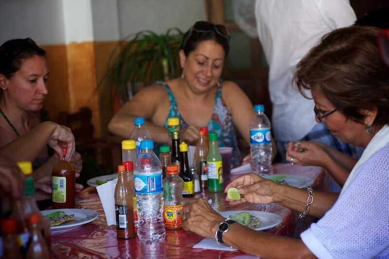 Puerto Vallarta 3-Hour Food Tour of Authentic Local Cuisine - Ceviche tostadas, soup, and fresh coconut