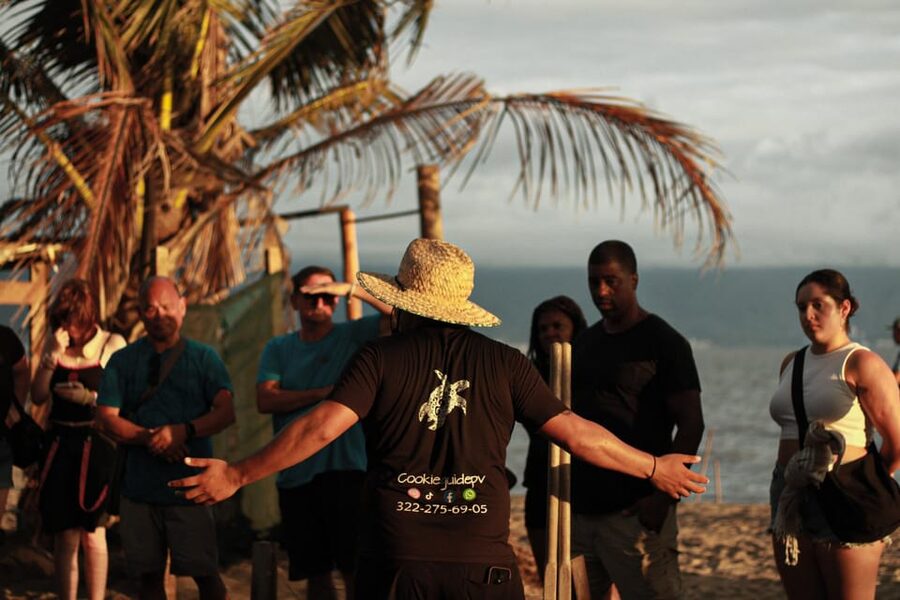 Puerto Vallarta: Baby Turtle Release in Conservation Area - The 15-minute walk to the conservation camp