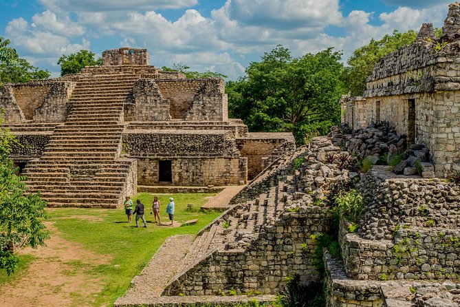 Rio Lagartos guided boat tour- Ek Balam from Valladolid - Ek Balam and its preserved carved facade