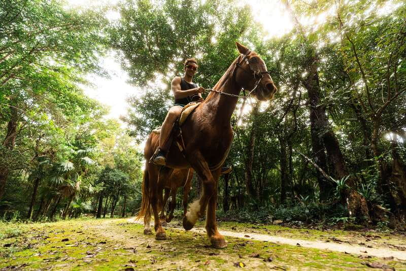 Riviera Maya: Horseback Ride, Zipline, and ATV Adventure - Honda ATVs on the jungle route